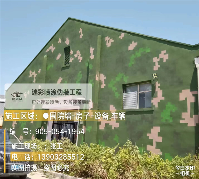 焦作外墙数码迷彩漆施工报价清单（100㎡标准墙面测算）